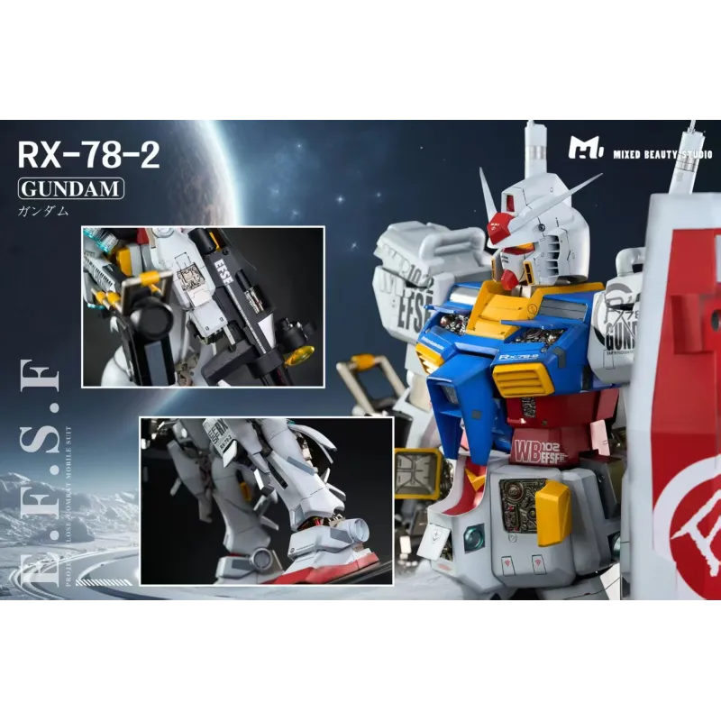 Mobile Suit Gundam White Devil RX-78 MIXED BEAUTY STUDIO