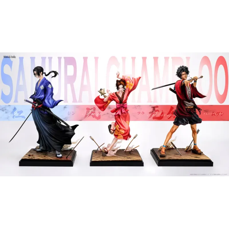 Samurai Champloo Jin x Mugen x Fuu Mahakala Studio