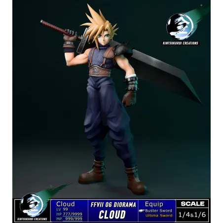 Final Fantasy 7 OG Diorama Kintsukuroi Creations - Limited Edition