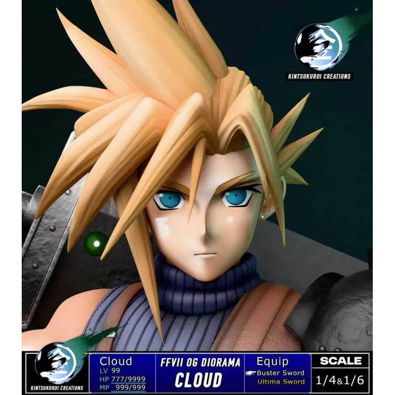 Final Fantasy 7 OG Diorama Kintsukuroi Creations - Limited Edition