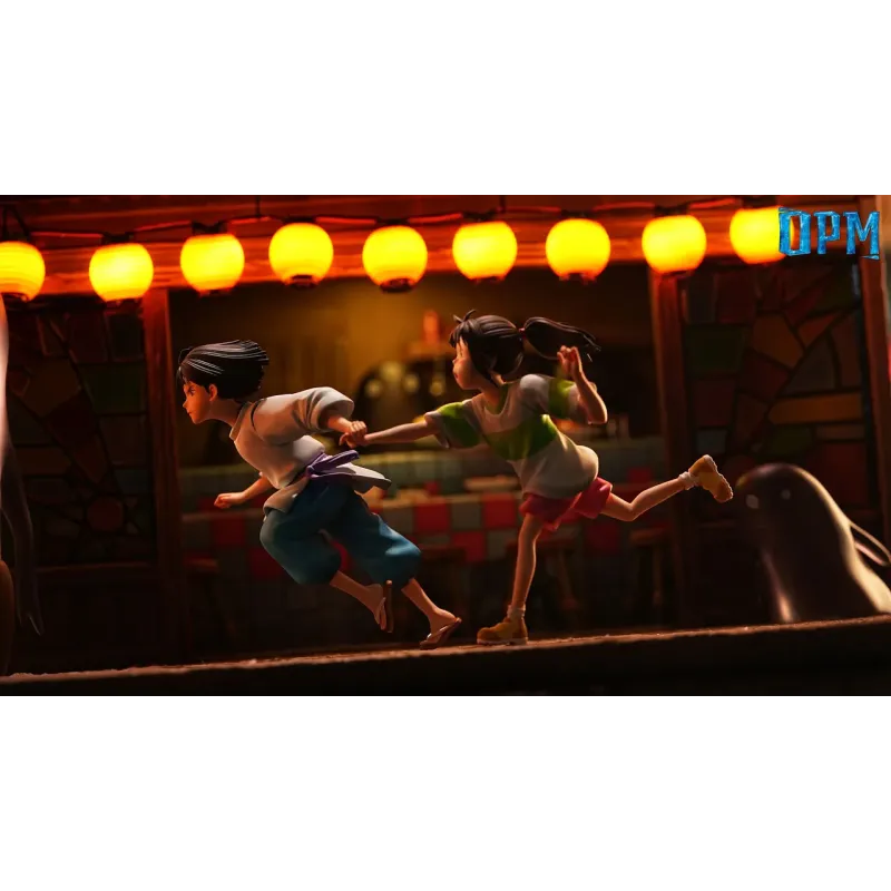 Spirited Away Chihiro Ogino & Haku running OPM Studio