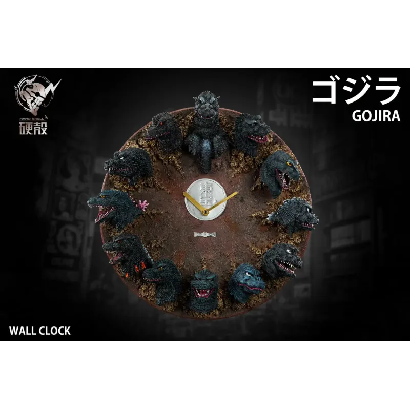 Godzilla Wall Clock Hard Shell Studio