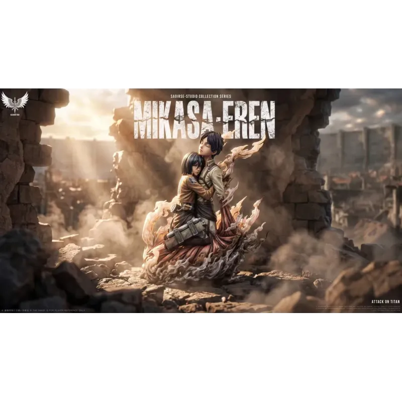Attack on Titan Mikasa & Eren Saoirse Studio