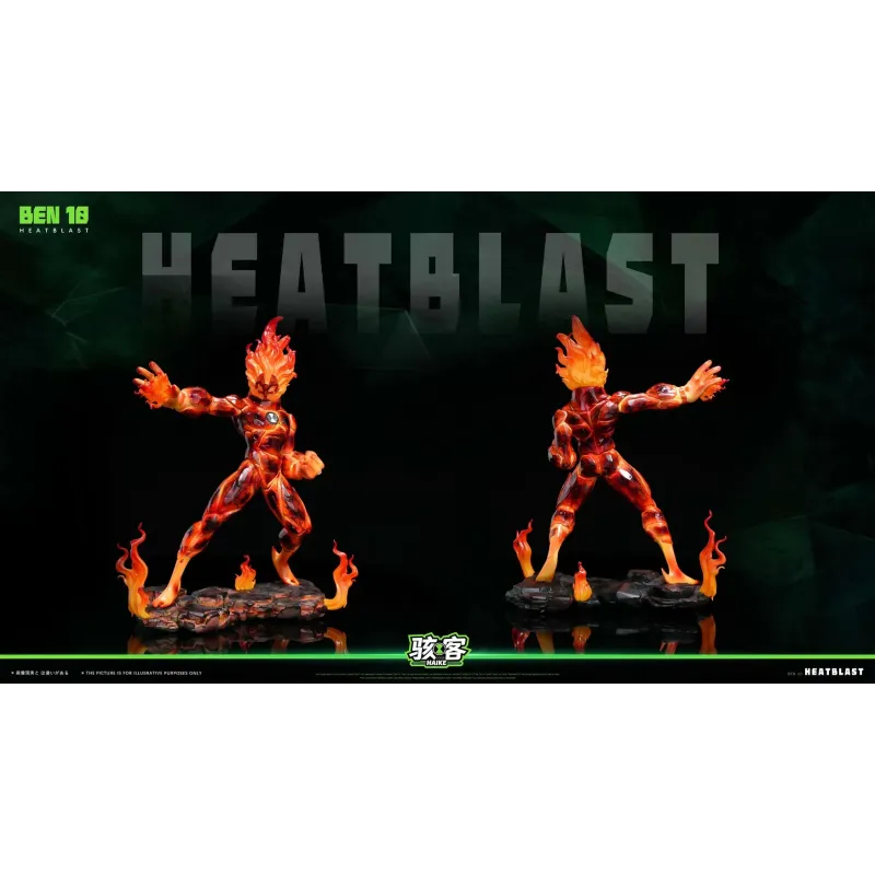 Ben 10 Heatblast and Diamondhead Haike Studio