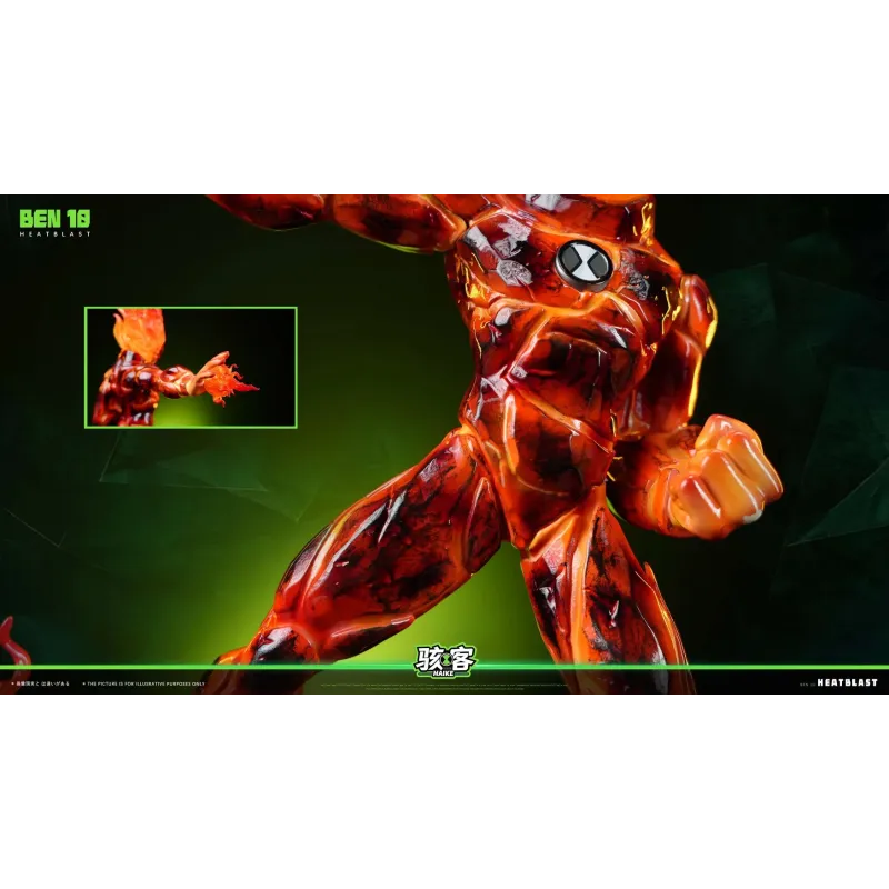 Ben 10 Heatblast and Diamondhead Haike Studio