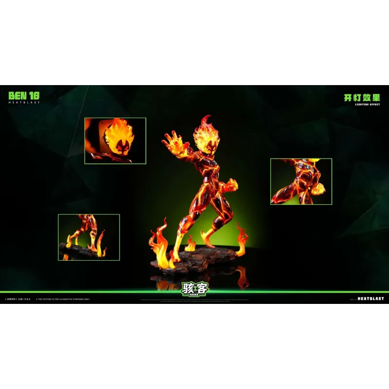 Ben 10 Heatblast and Diamondhead Haike Studio