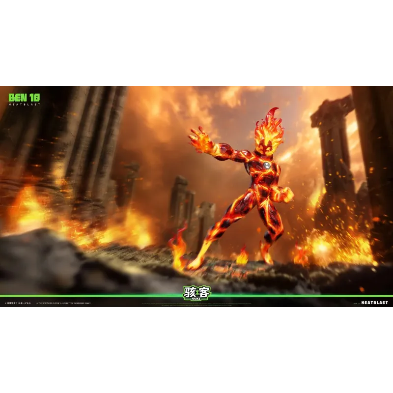 Ben 10 Heatblast and Diamondhead Haike Studio