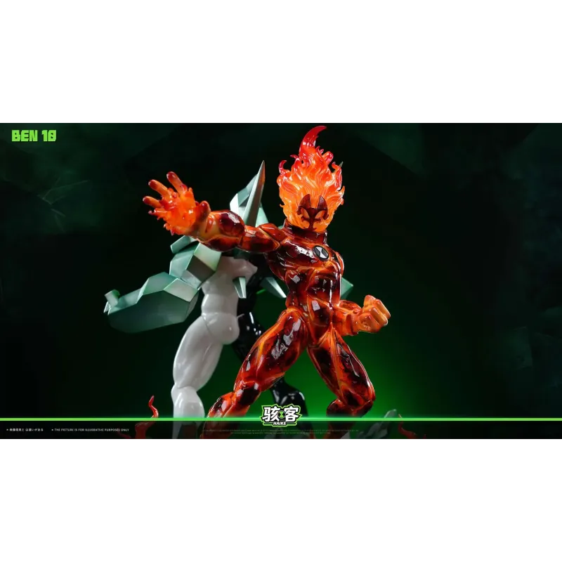 Ben 10 Heatblast and Diamondhead Haike Studio