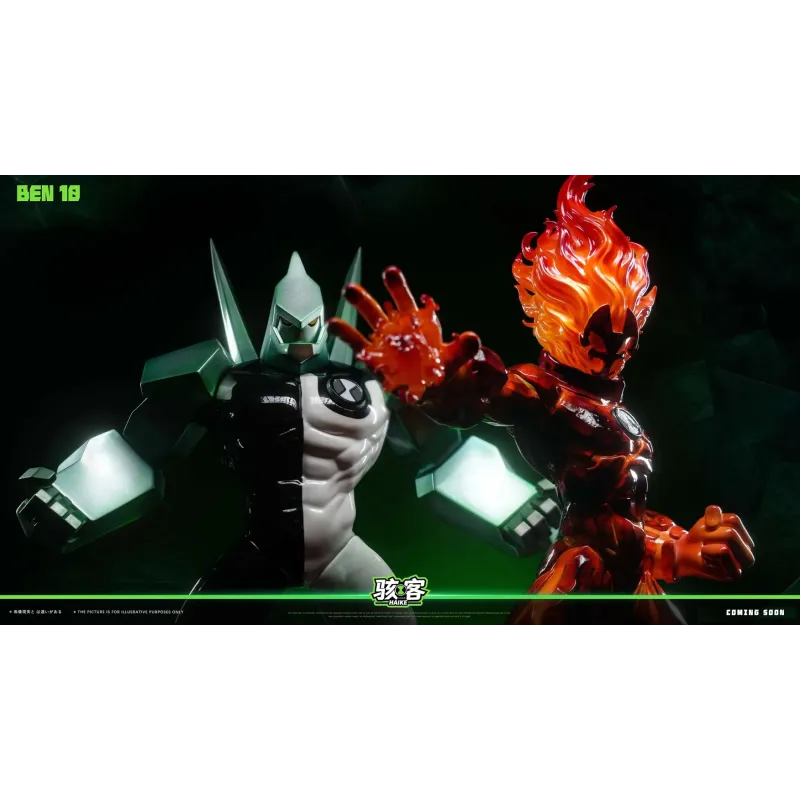 Ben 10 Heatblast and Diamondhead Haike Studio