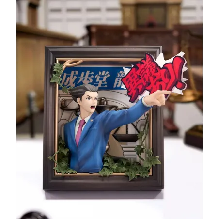 Ace Attorney Naruhodo Ryuichi X Mitsurugi Reiji Frame 3D APEX-TOYS
