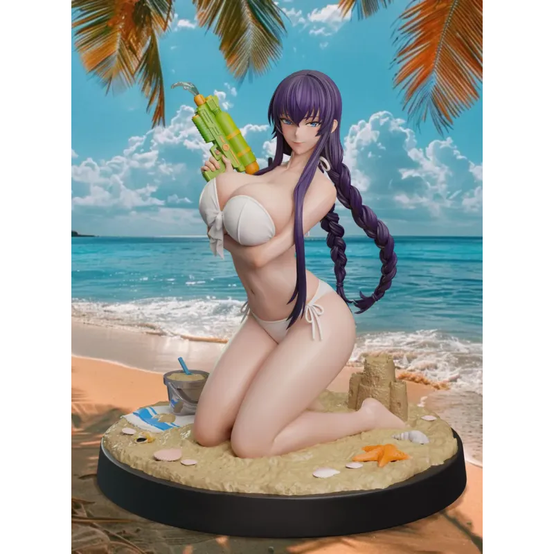 Highschool of the Dead Saeko Busujima Swimsuit Crow Studio