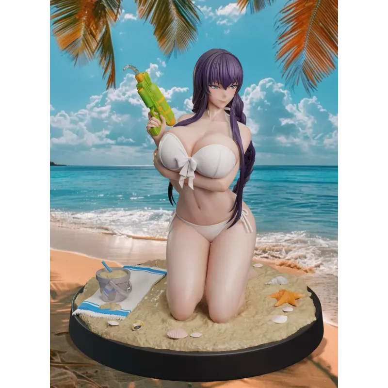Highschool of the Dead Saeko Busujima Swimsuit Crow Studio