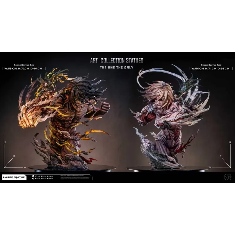 Attack on Titan Attack Titan & Female Titan Hertz Studio