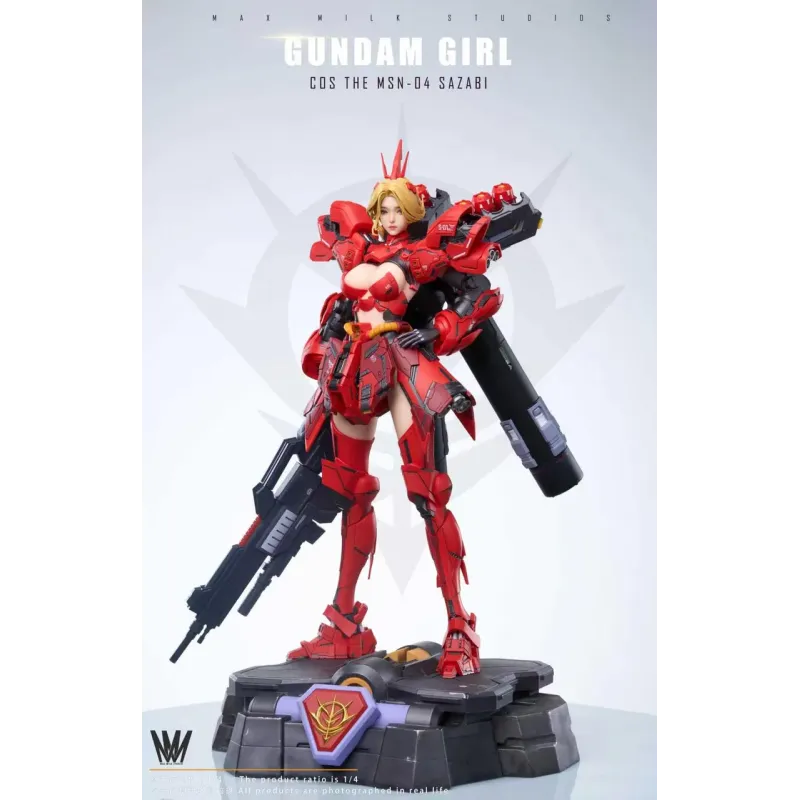 Gundam Girl Cosplay The MSN-04 Sazabi Gundam Max Milk Studio