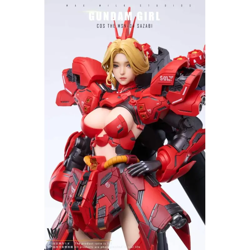 Gundam Girl Cosplay The MSN-04 Sazabi Gundam Max Milk Studio