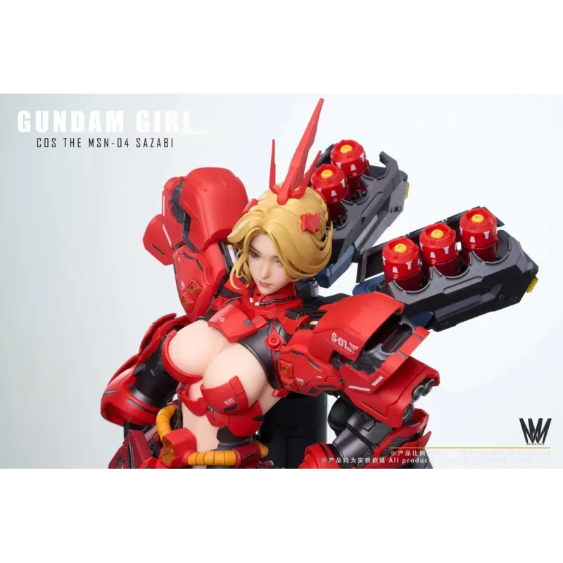Gundam Girl Cosplay The MSN-04 Sazabi Gundam Max Milk Studio