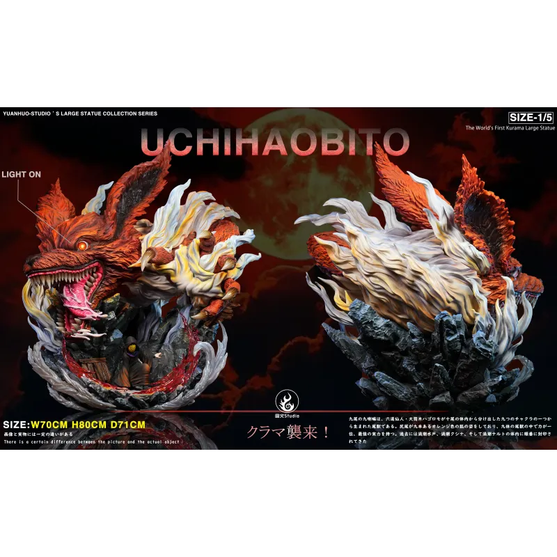 Naruto Shippuden Kyubi & Uchiha Obito Yuan Huo Studio
