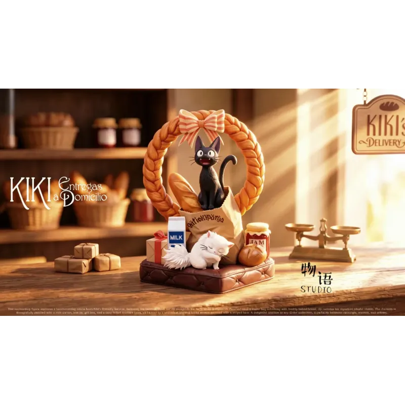Kiki's Delivery Service Jiji & Lily cat WuYu Studio