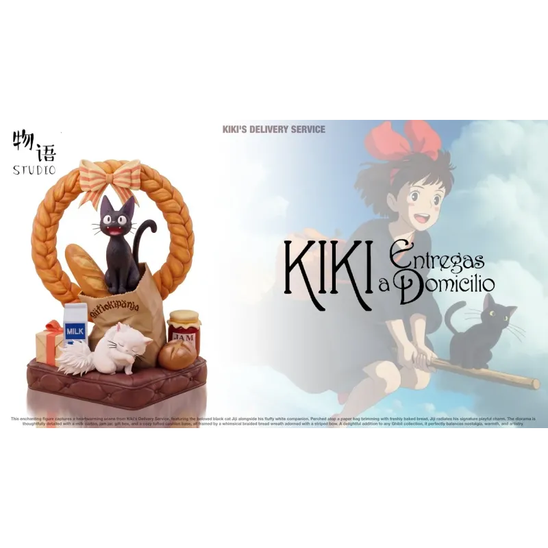 Kiki's Delivery Service Jiji & Lily cat WuYu Studio