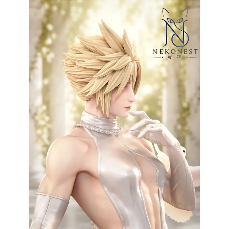 Final Fantasy VII Cloud White Dress NekoNest Studio