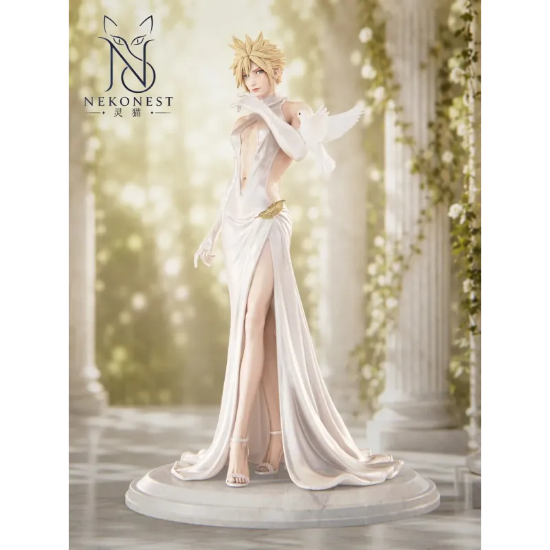 Final Fantasy VII Cloud White Dress NekoNest Studio