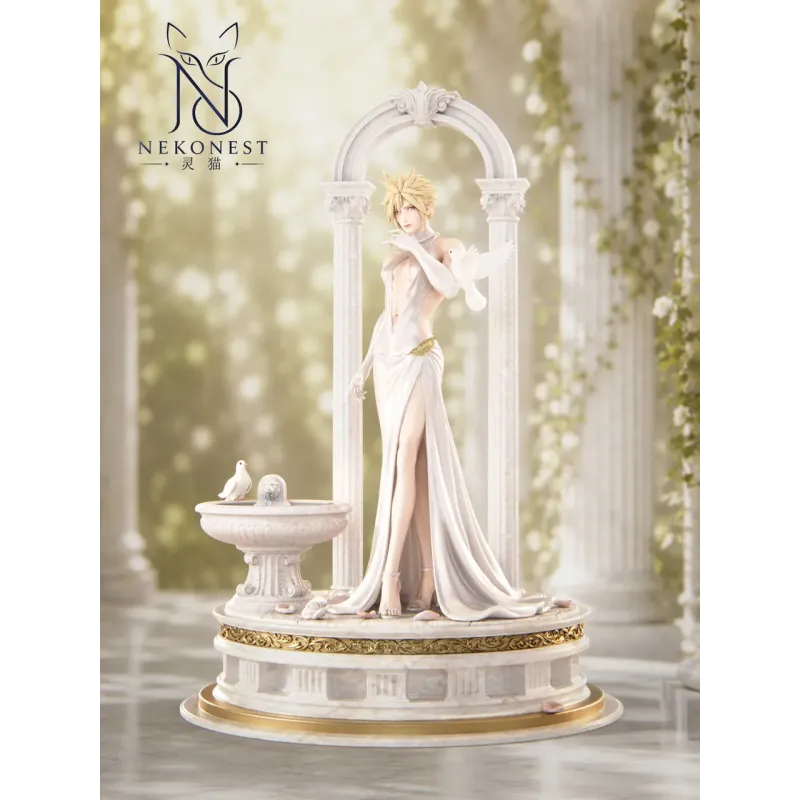Final Fantasy VII Cloud White Dress NekoNest Studio