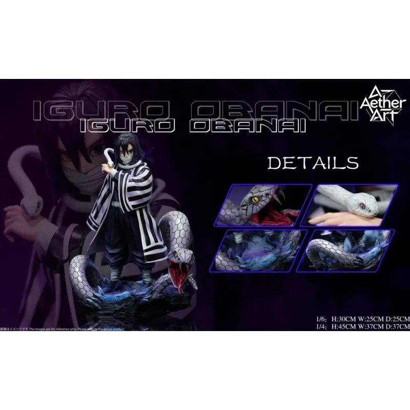 Kimetsu no Yaiba Tomika Giyuu & Iguro Obanai Aether art Studio