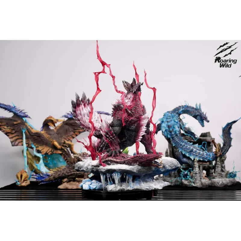 Monster Hunter Zinogre & Stygian Zinogre & Thunderlord Zinogre Roaring Wild Studio