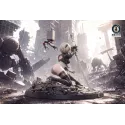 Nier Automata 2B Apocalyptic Warrior Maiden Star Origin Studio