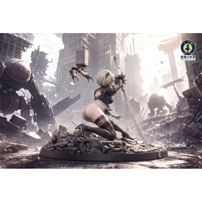 Nier Automata 2B Apocalyptic Warrior Maiden Star Origin Studio