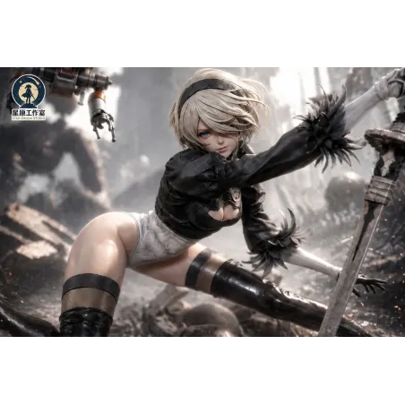 Nier Automata 2B Apocalyptic Warrior Maiden Star Origin Studio