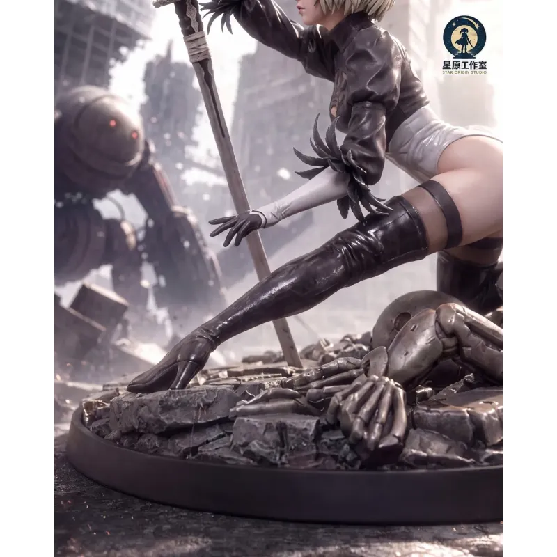 Nier Automata 2B Apocalyptic Warrior Maiden Star Origin Studio