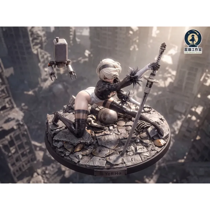 Nier Automata 2B Apocalyptic Warrior Maiden Star Origin Studio