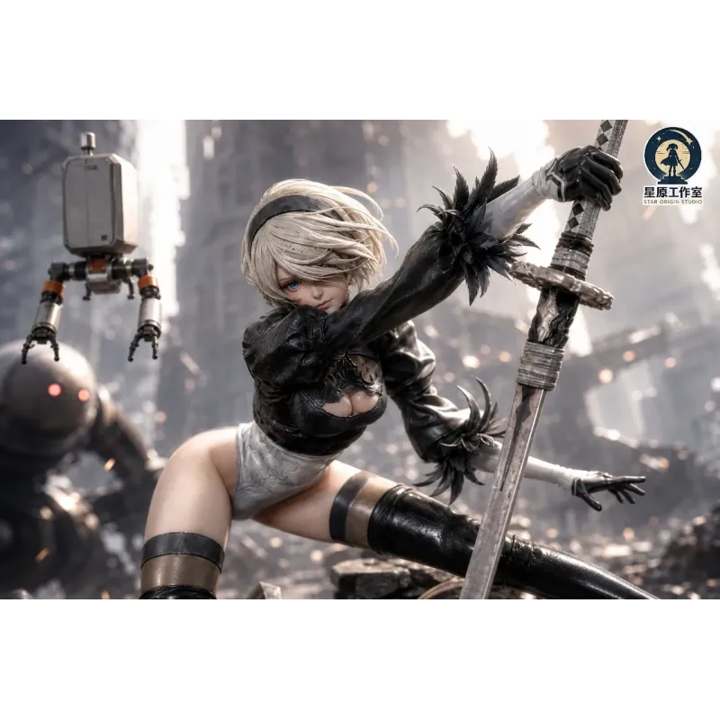 Nier Automata 2B Apocalyptic Warrior Maiden Star Origin Studio
