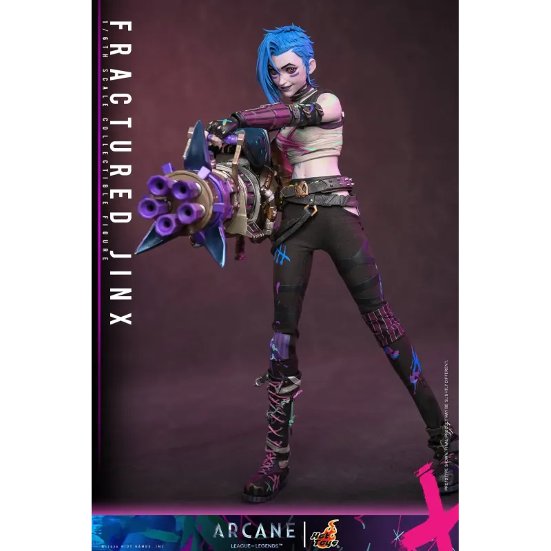 League of Legends Arcane Fractured Jinx Hot Toys