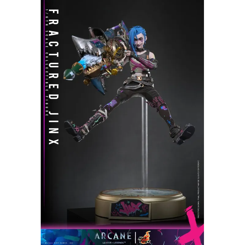 League of Legends Arcane Fractured Jinx Hot Toys