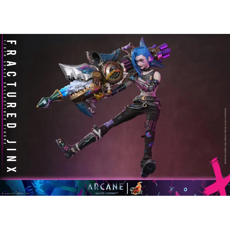 League of Legends Arcane Fractured Jinx Hot Toys