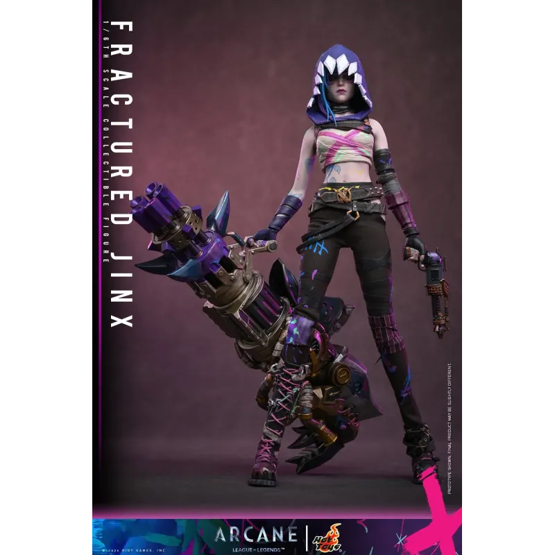 League of Legends Arcane Fractured Jinx Hot Toys