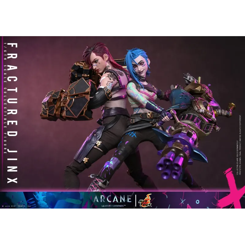 League of Legends Arcane Fractured Jinx Hot Toys