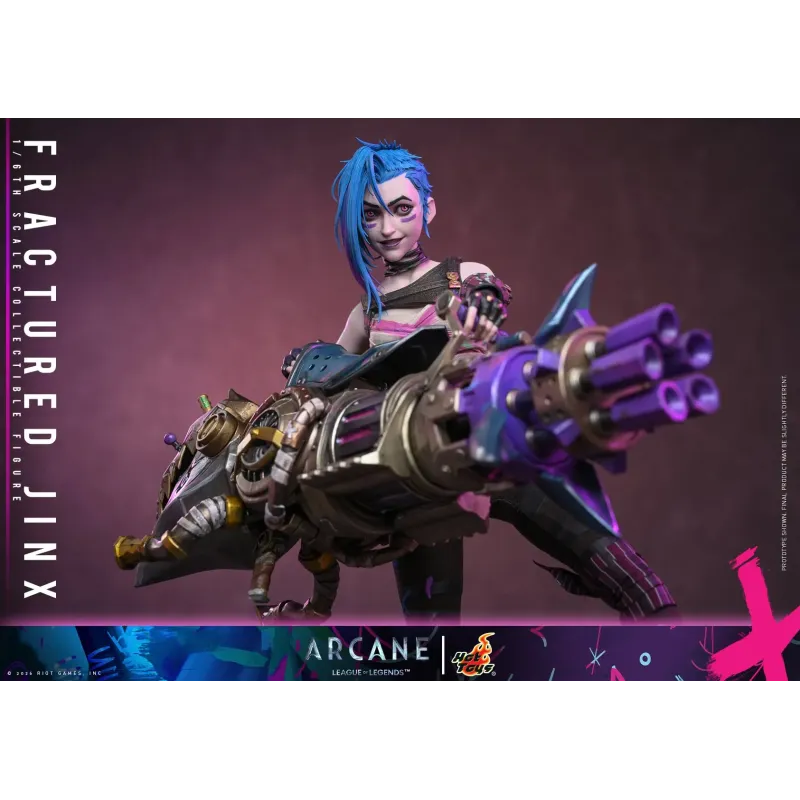 League of Legends Arcane Fractured Jinx Hot Toys