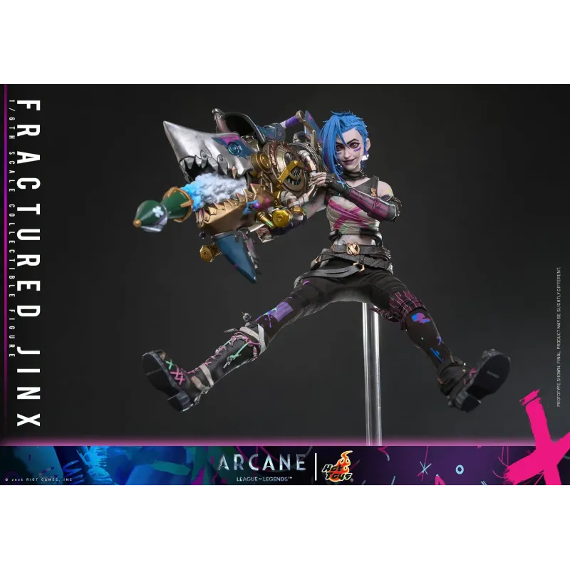 League of Legends Arcane Fractured Jinx Hot Toys