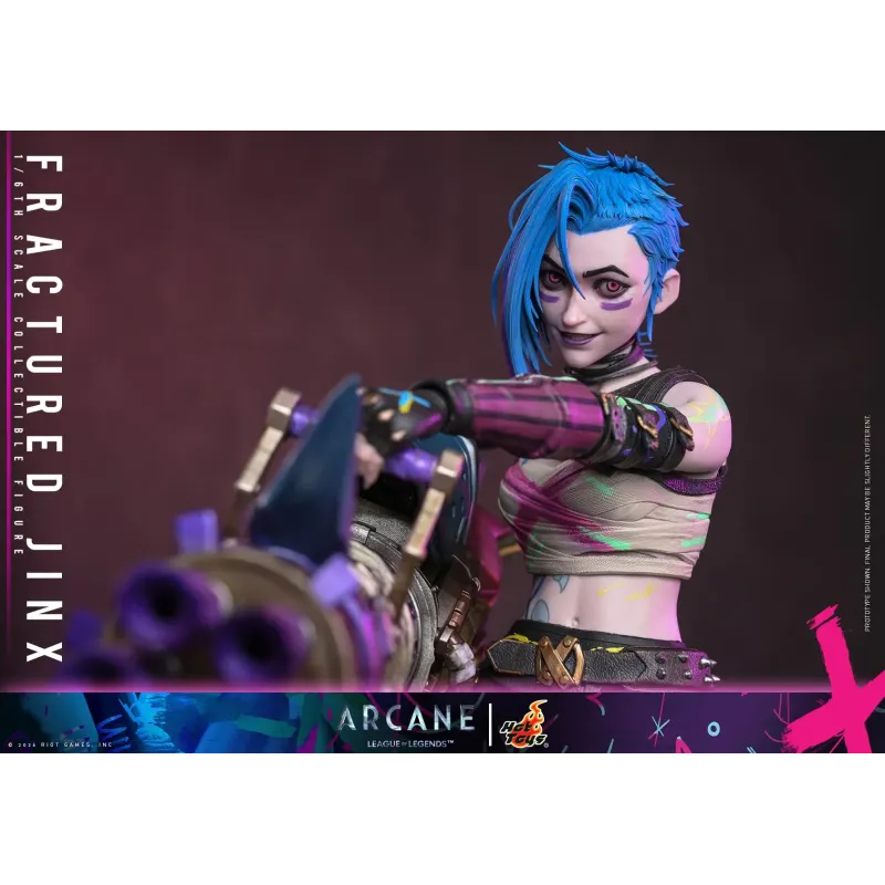 League of Legends Arcane Fractured Jinx Hot Toys