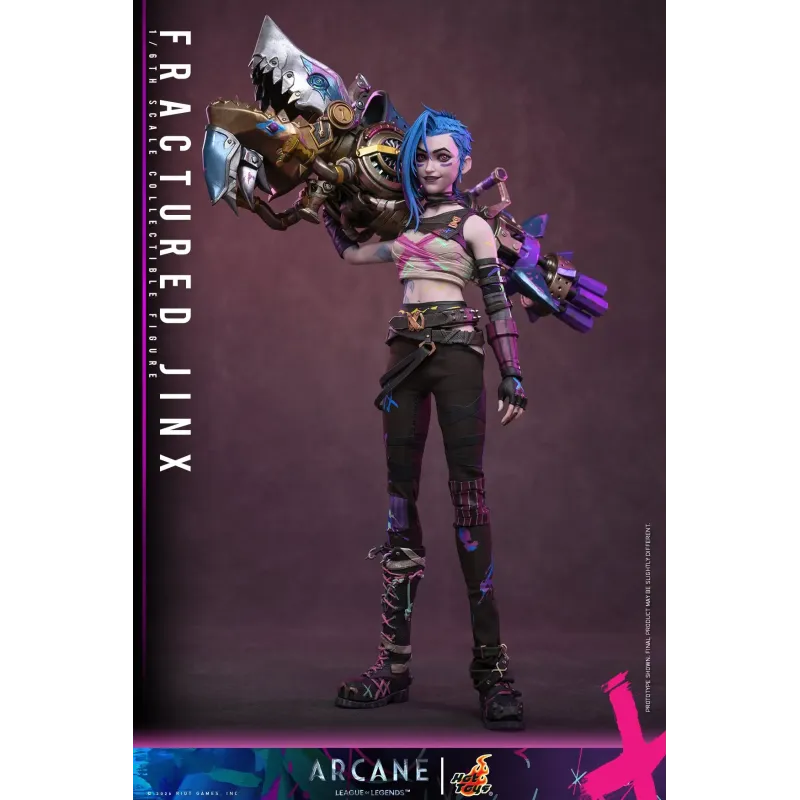 League of Legends Arcane Fractured Jinx Hot Toys