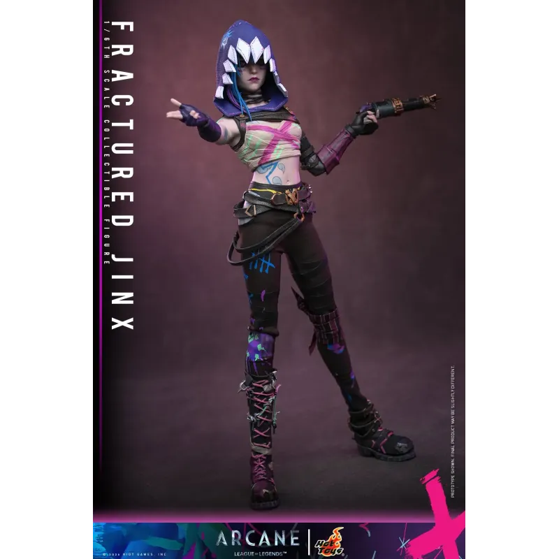 League of Legends Arcane Fractured Jinx Hot Toys