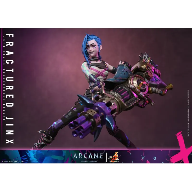 League of Legends Arcane Fractured Jinx Hot Toys