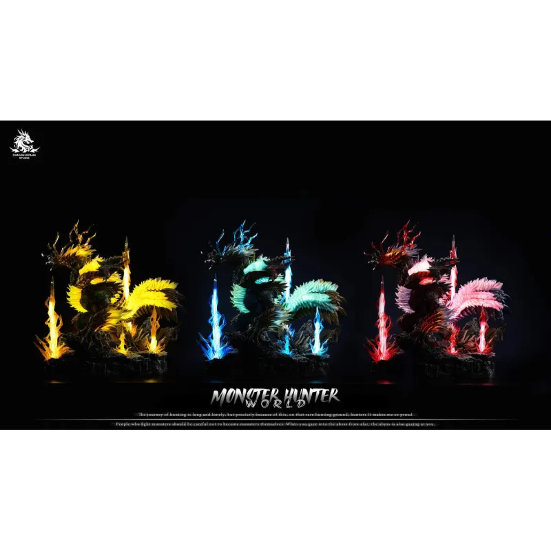 Monster Hunter Zinogre & Stygian Zinogre & Thunderlord Zinogre Dragon Realm Studio