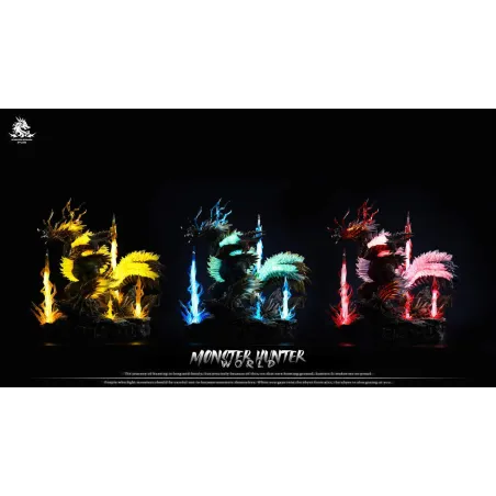 Monster Hunter Zinogre & Stygian Zinogre & Thunderlord Zinogre Dragon Realm Studio