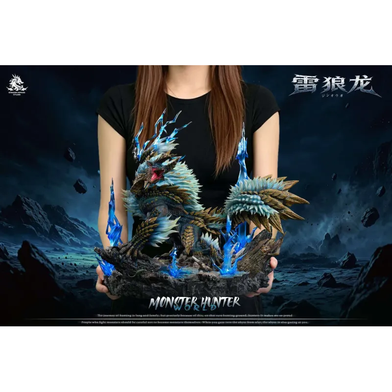Monster Hunter Zinogre & Stygian Zinogre & Thunderlord Zinogre Dragon Realm Studio