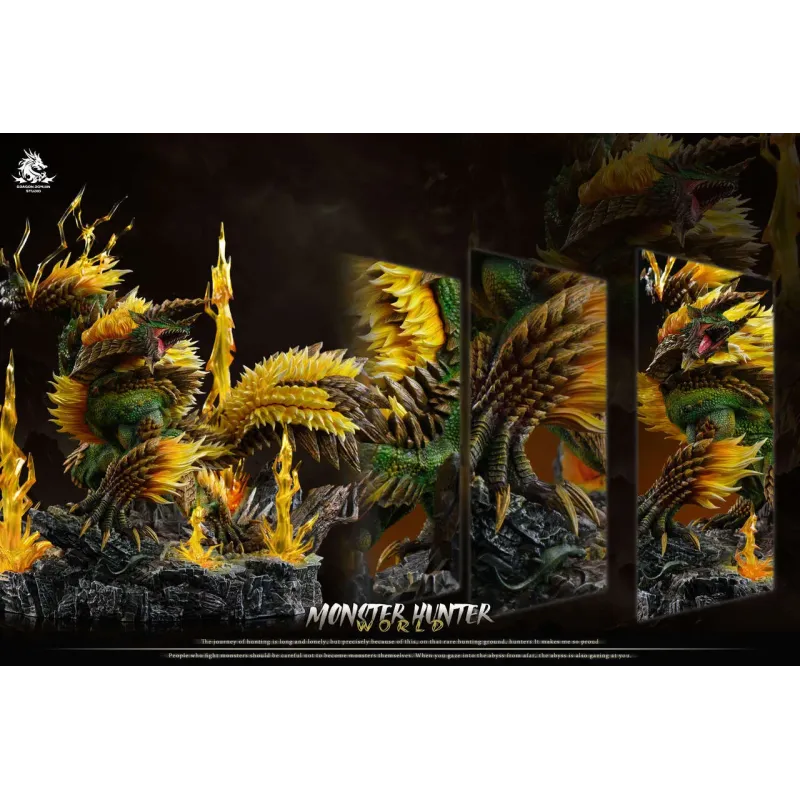 Monster Hunter Zinogre & Stygian Zinogre & Thunderlord Zinogre Dragon Realm Studio