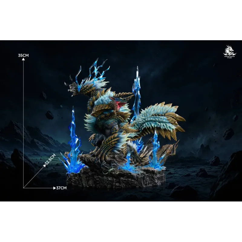 Monster Hunter Zinogre & Stygian Zinogre & Thunderlord Zinogre Dragon Realm Studio